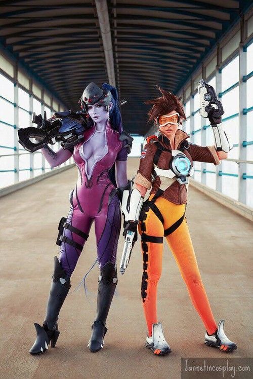 [Incosplay] Widowmaker with an increment of Tracer (Overwatch)