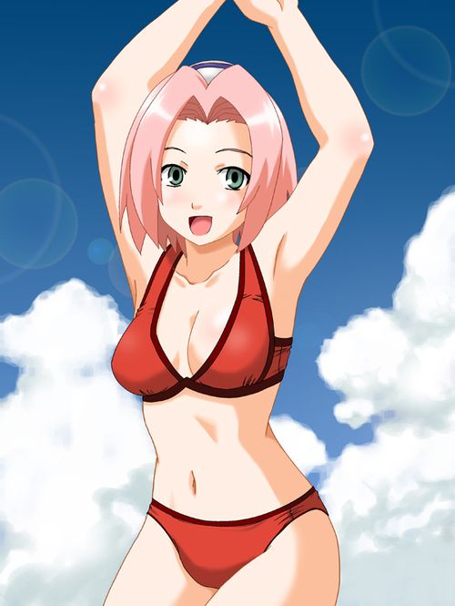 Sexy peppery bikini Sakura - Naruto hentai porn