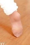 uzun bacaklı euro Prenses eva parcker külotlu çorap ve çoraplar sürtmesi