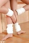 uzun bacaklı euro Prenses eva parcker külotlu çorap ve çoraplar sürtmesi