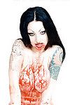Tattooed vampire pretty covers she\'s in blood