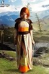 Leliana dragon age origins without clothes cosplay