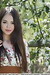 Euro model Li Moon expanding smooth head youthful muff for outdoor glam view