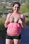 Clammy hungry young shows as was born biggest wobblers and cameltoe in public flashing