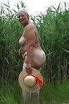 Sexual mother I\'d like to fuck playing with she\'s in the grass