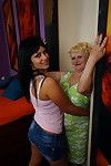 Passionate granny girl-on-girl having pleasure with damp hotty