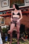 Lustful american housewife trying out untried underwear