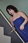 Oriental lady Yumi Ohno has some tit pointers tweaking and uterus fingering getting joy