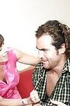 breasty mûre coquine donne un coq masturber et reçoit un sperme de flux sur ses seins