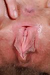 Mature  lady Leona expanding pink snatch for clitoral fervor