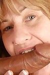 Untamed blond mature Nicki is giving an astounding tacky immeasurable oral play
