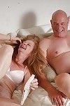 Elegant elderly with desire legs and saggy front bumpers Tiffany dose a facefucking